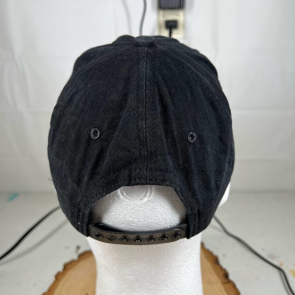 Vintage Black Hard Rock Las Vegas Snap Back Baseball Hat Skater Streetwear Retro - Picture 4 of 7